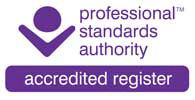Professional Standards Authority registration logo
